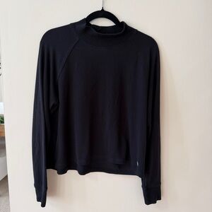 Abercrombie & Fitch Black Mock Neck Long Sleeve Medium